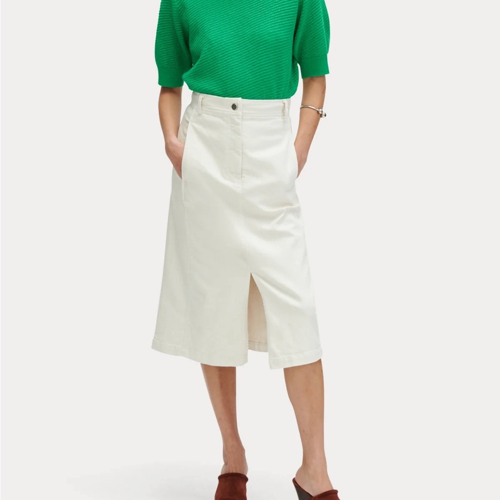 Modern midi skirt